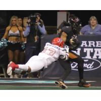 The Arizona Rattlers score against the Sioux Falls Storm