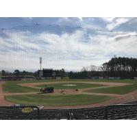 Current netting at TicketReturn.Com Field, home of the Myrtle Beach Pelicans