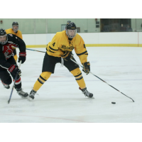 Forward Ian Ecklund with the University of Wisconsin-Superior