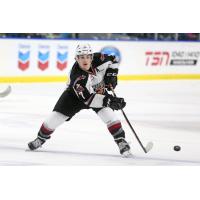 Vancouver Giants Forward Ty Ronning with the puck