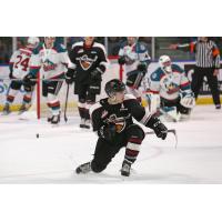 Vancouver Giants Forward Ty Ronning celebrates a goal vs. the Kelowna Heat