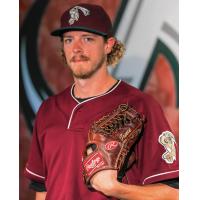 RHP Zac Treece with the Gary SouthShore Railcats