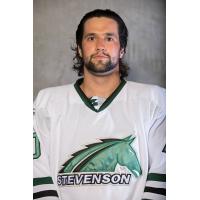 Defenseman Doug Rose with Stevenson University