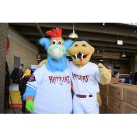 Wisconsin Timber Rattlers Mascots Whiffer and Fang