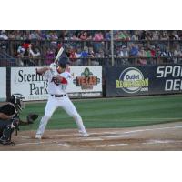 St. Cloud Rox infielder Drew Freedman at the plate