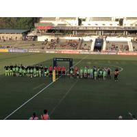 The North Carolina Courage pregame