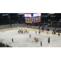 Lehigh Valley Phantoms celebrate at Providence