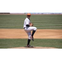 Long Island Ducks pitcher Jake Fisher at Fan Fest