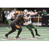 Arizona Rattlers and Green Bay Blizzard battle in the trenches