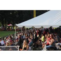 The crowd at a Portland Pickles game