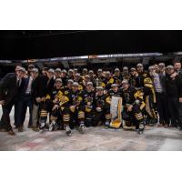 Hamilton Bulldogs celebrate OHL Eastern Conference Championship