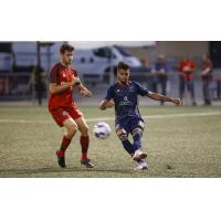 Bethlehem Steel FC defender Matthew Real passes vs. Toronto FC II