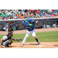 Chase Vallot of the Lexington Legends at the plate