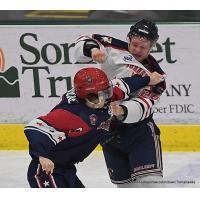 Johnstown Tomahawks exchange punches with the Jamestown Rebels