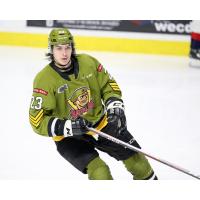 Forward Cameron Peters with the North Bay Battalion