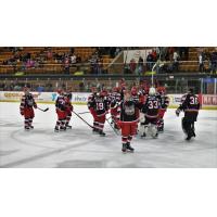 Port Huron Prowlers gather after a win