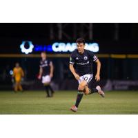 Ray Serrano scored one of Tacoma Defiance's goals in a 3-2 loss to Reno 1868 FC on Thursday