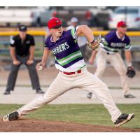 Battle Creek Bombers pitcher Davis Burgin