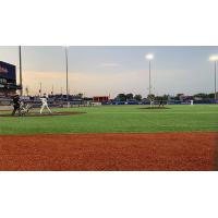 Green Bay Booyah infielder Dayson Croes at bat