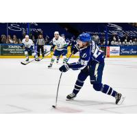 Defenseman Andreas Borgman with the Syracuse Crunch