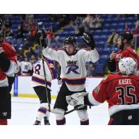 Reading Royals react after a goal