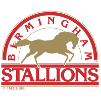 Original Birmingham Stallions logo (1983-85)