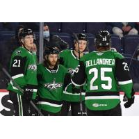 Ty Dellandrea and the Texas Stars against the Laval Rocket