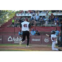 Wisconsin Rapids Rafters outfielder Seth Stroh trots home