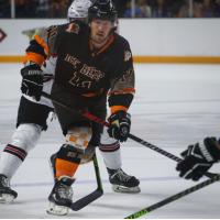 Knoxville Ice Bears' Tyler Rollo on game night