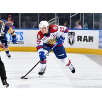 Forward Rhett Melnyk with the Edmonton Oil Kings