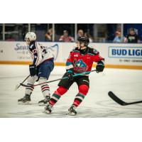 Kelowna Rockets battle the Tri-City Americans