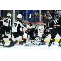 Vancouver Giants battle the Red Deer Rebels