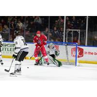 Allen Americans forward Matt Marcinew vs. the Idaho Steelheads