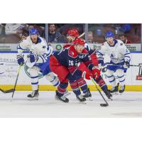 Allen Americans center Spencer Asuchak vs. the Wichita Thunder