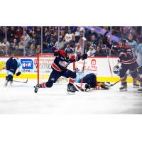 Saginaw Spirit celebrate win