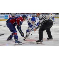 Wichita Thunder face off with the Tulsa Oilers