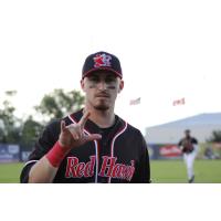 Outfielder Alec Olund with the Fargo-Moorhead RedHawks