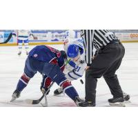 Wichita Thunder face off with the Tulsa Oilers