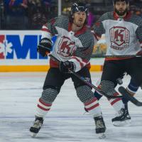 Knoxville Ice Bears' Tyler Rollo on the ice