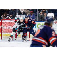 Kelowna Rockets battle the Kamloops Blazers