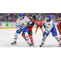 Wichita Thunder battle the Kansas City Mavericks