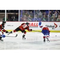 Vancouver Giants' Cameron Schmidt in action