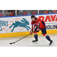 South Carolina Stingrays' Connor Moore on game night