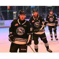 Wenatchee Wild's Kenta Isogai and Graham Sward on game night