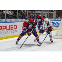 Saginaw Spirit right wing Nic Sima vs. the Oshawa Generals