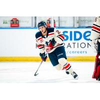 Forward Tyson Zimmer with the Lethbridge Hurricanes