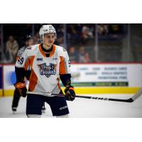 Defenceman Grayden Strohack with the Flint Firebirds