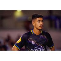 Midfielder Alvaro Quezada with Las Vegas Lights FC