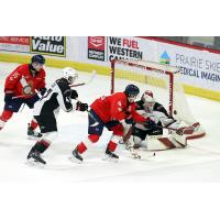 Vancouver Giants battle the Regina Pats