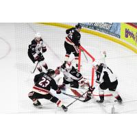 Vancouver Giants battle the Moose Jaw Warriors